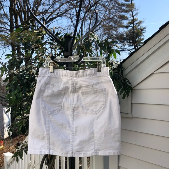 Blu Pepper White Denim Skirt - Picture 5 of 6
